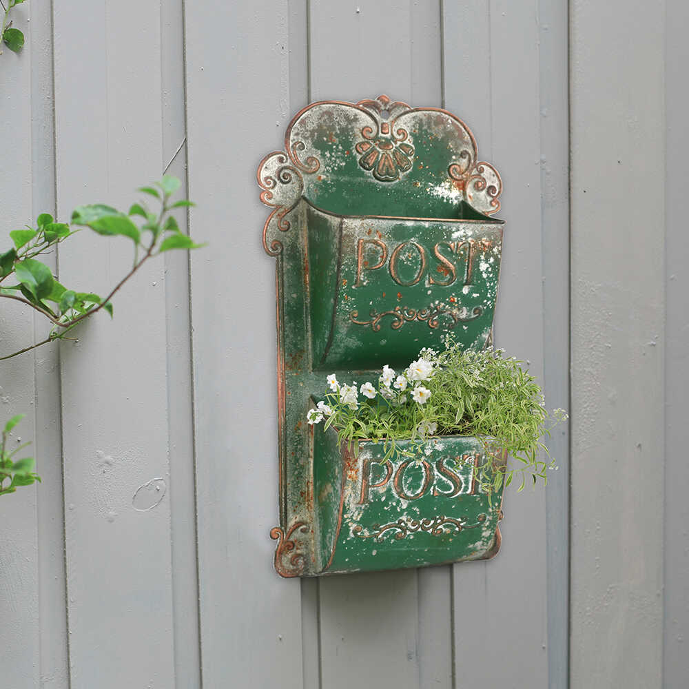 Gardening Tools Vintage - Panier mural rustique en fer forgé