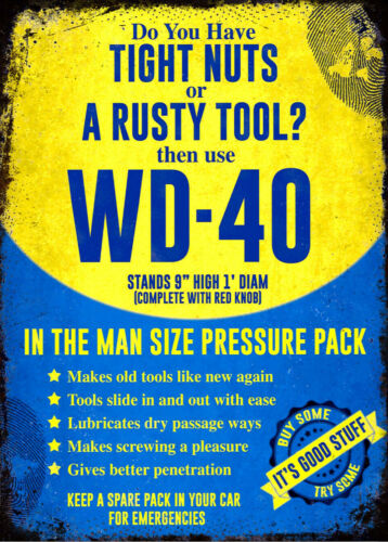 Gardening Tools Vintage - Vintage rétro WD40 Spray Garage outil