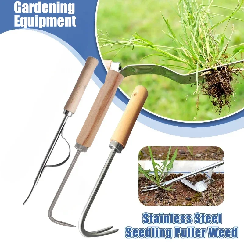 Gardening Tools To Remove Weeds - Désherbeur de jardinage en acier inoxydable,
