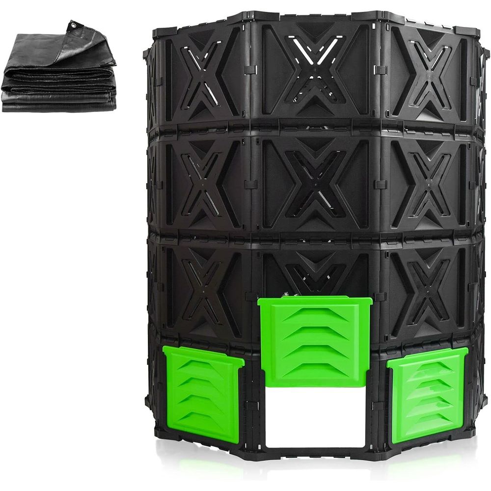 Compost Bin - Grande poubelle à composost XXL pour