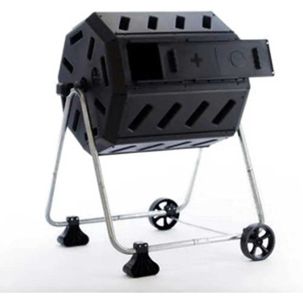 Compost Bin - Composteur rotatif à double compartiment de
