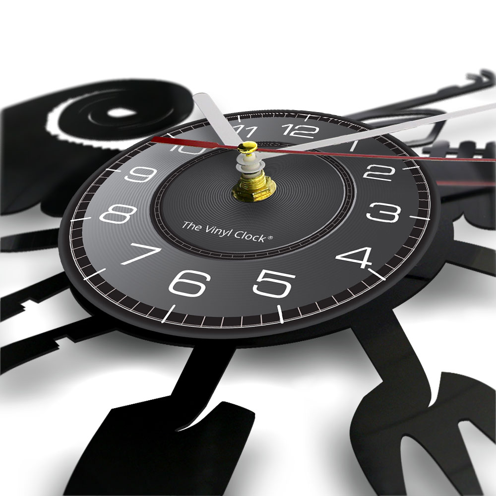 Horloge murale en vinyle sur l - Gardening Tools Vintage avis et prix