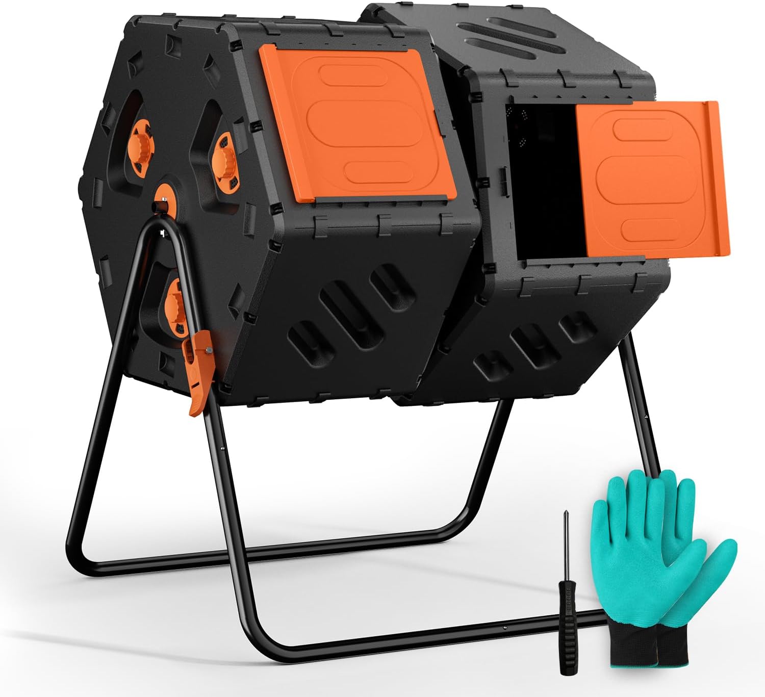 Grand bac à compost rotatif à  - Compost Bin avis et prix