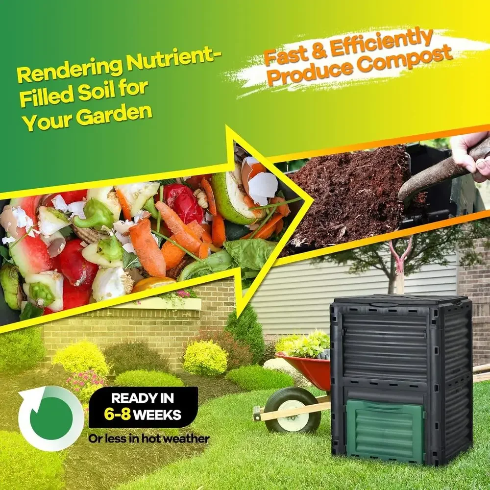 Bac à compost extérieur de 80  - Compost Bin avis et prix
