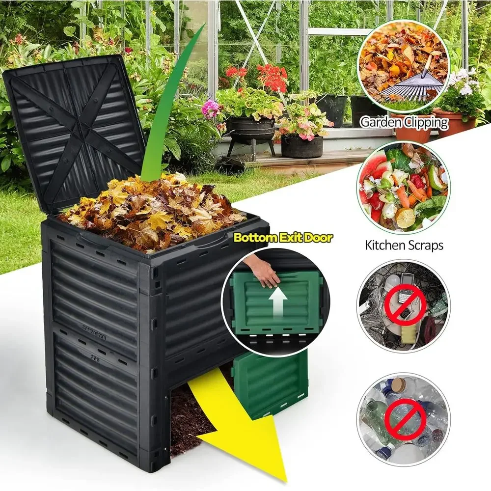 Bac à compost extérieur de 80  - Compost Bin avis et prix