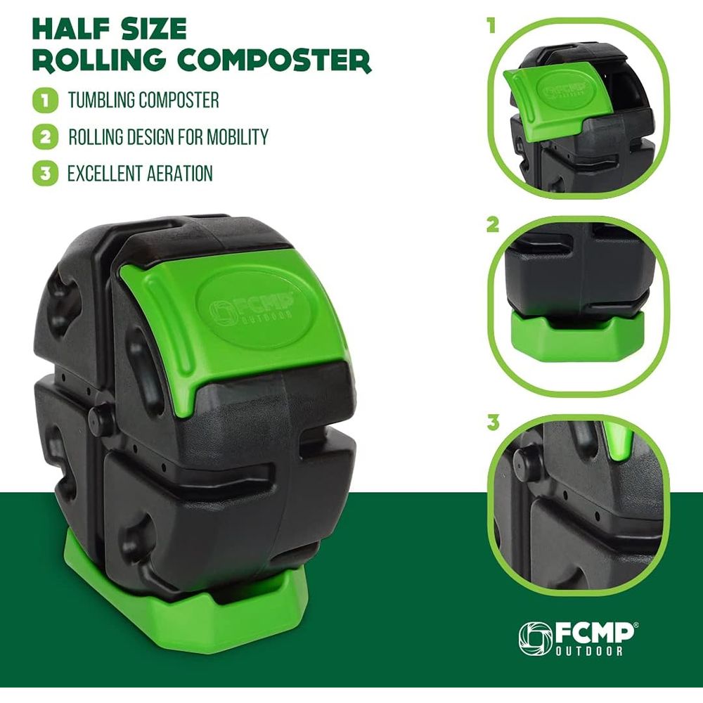 Composteur de jardin rotatif e - Compost Bin avis et prix