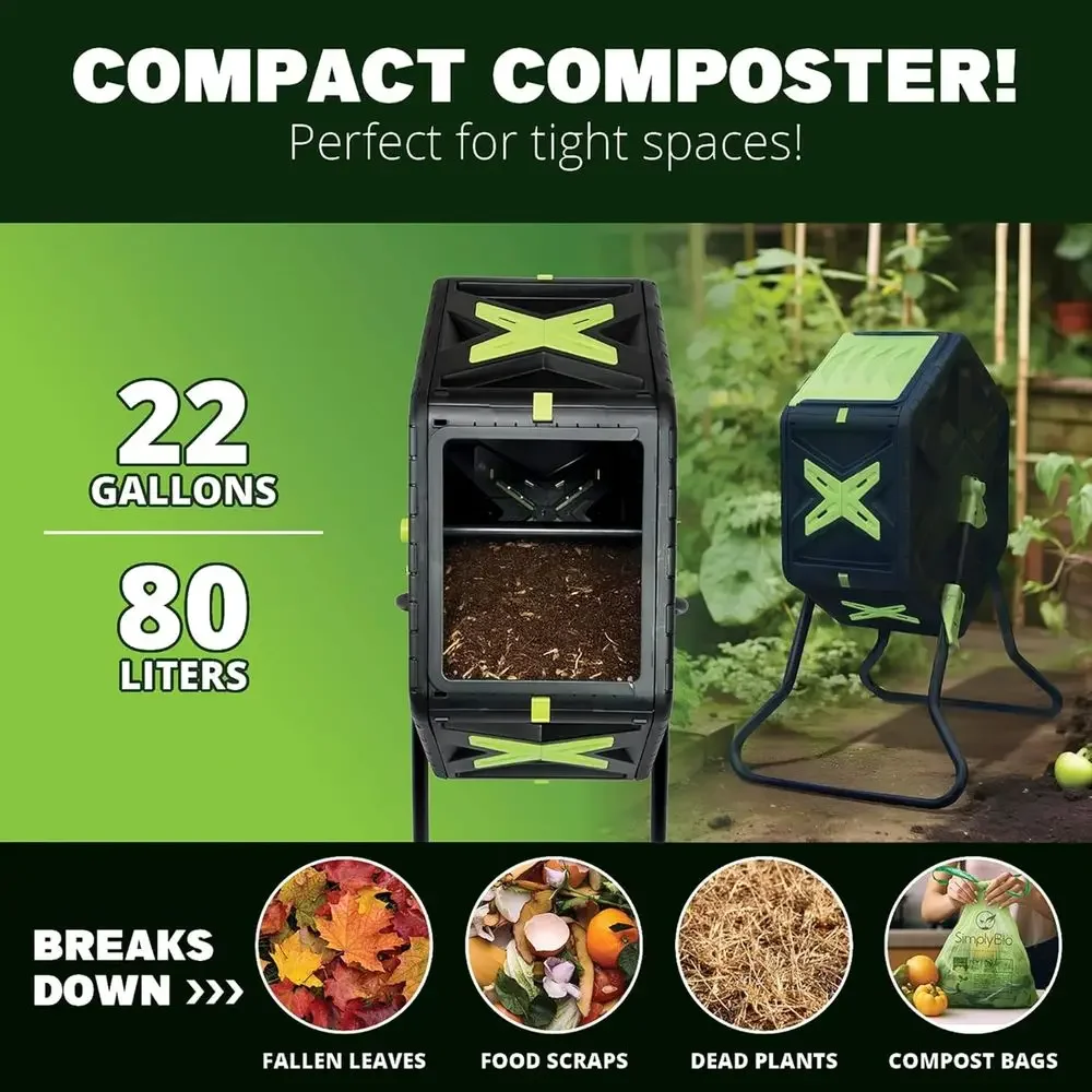 Bac à compost rotatif d'extéri - Compost Bin avis et prix